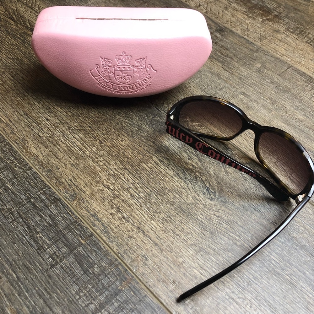 Juicy Couture Sunglasses & Case - Picture 1 of 6